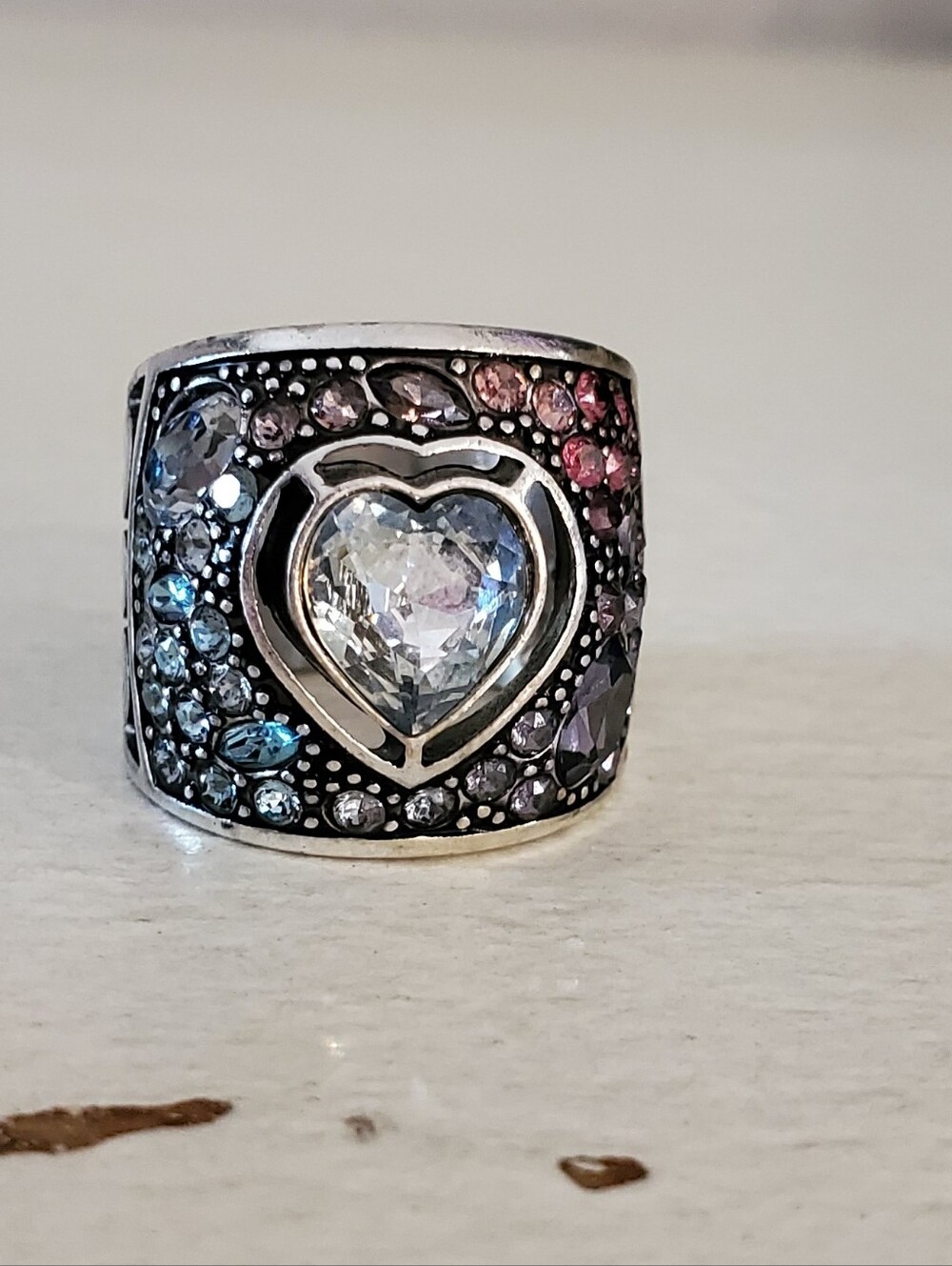 Brighton Ecstatic Heart Ring Size 7